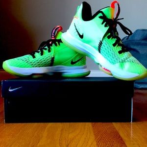 COPY - LeBron Witness V Lime Glow/Black-Bright Mango